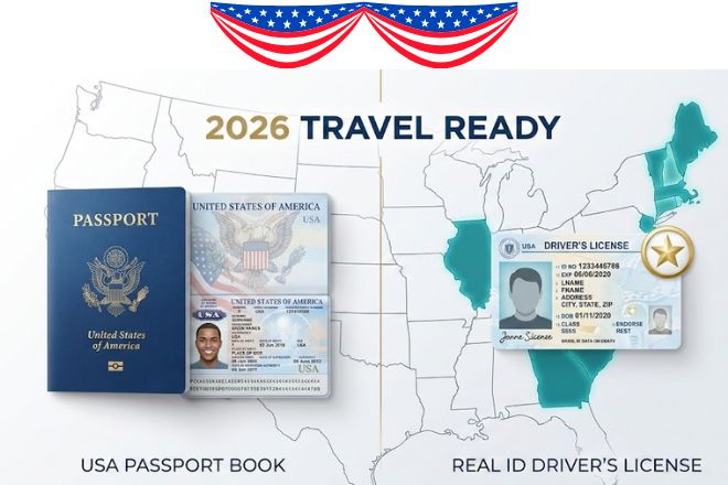 USA Passport & Real ID Guide 2026 – State Requirements, Expedited Timelines & Special Cases (MA, IL, VT, NJ, NH, SC, NC, ME & More)